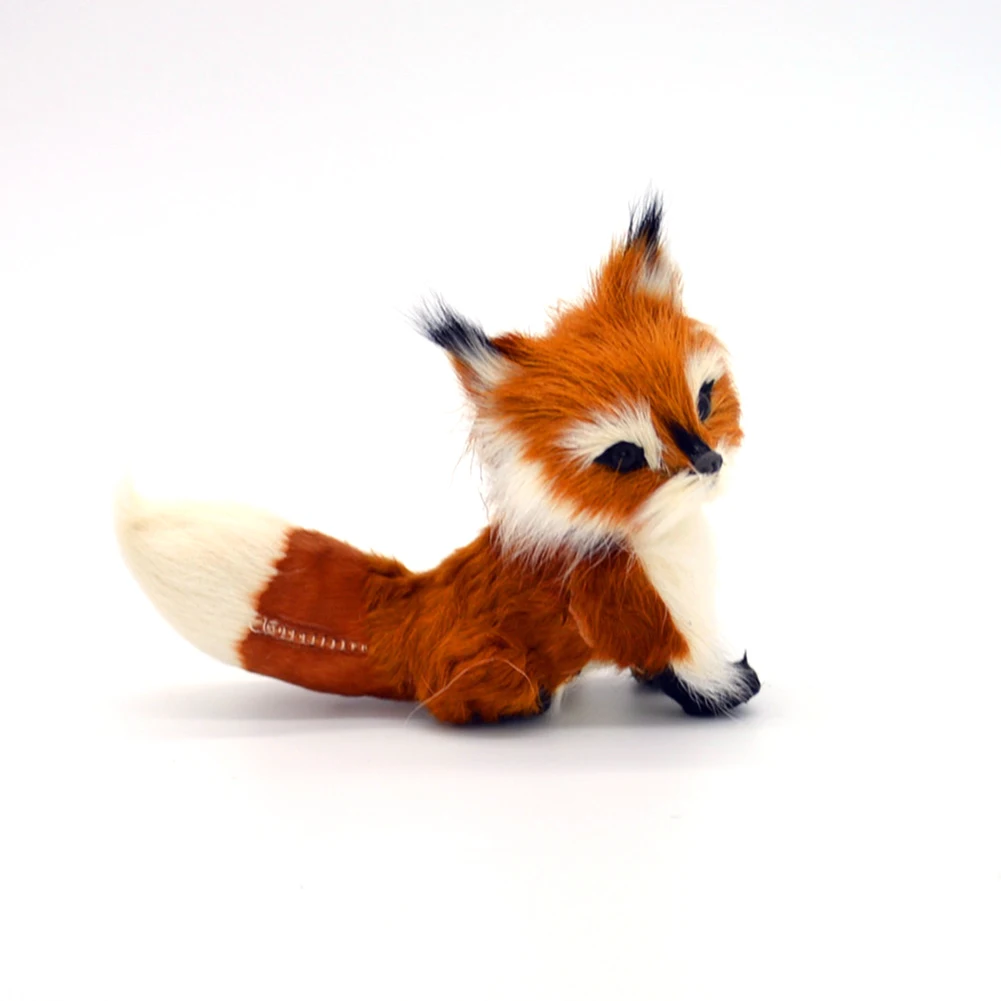 

Adorable Fox Ornaments Simulated Animal Ornaments Creative Plush Fox Doll Fox Christmas Doll For Adult And Children