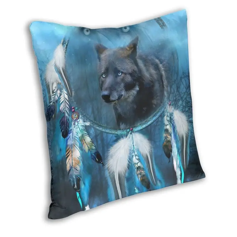 Модная наволочка с волком для домашней декоративной подушки 40x40 дивана | Дом и сад