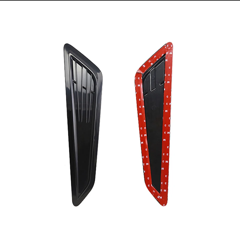 iJDM 1 Pair SS Style Black Bonnet Hood Vent Scoop Covers For 2016-18 Chevrolet Camaro | Автомобили и мотоциклы