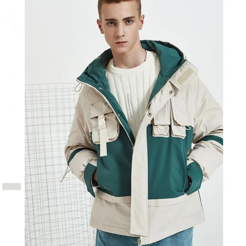 Новое поступление мужской модный короткий зимний пуховик | Мужская одежда