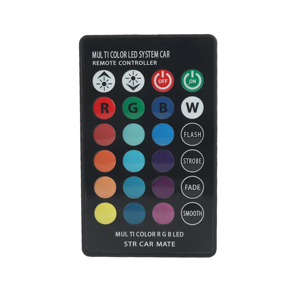 T10 W5W светодиодная RGB автомобильная лампа s Светодиодные лампы с дистанционным