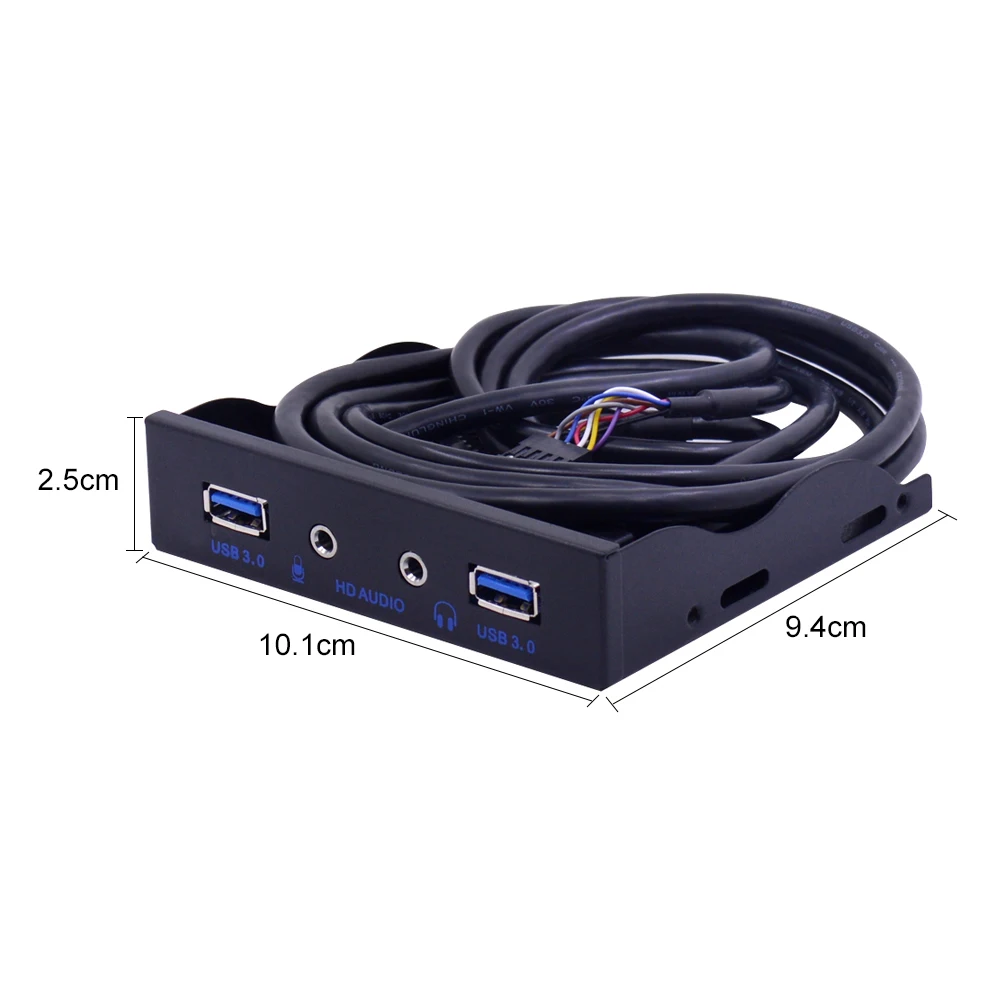 CHIPAL 20 контактный 4 портовый USB 3 0 концентратор ПК Передняя панель кронштейн HD