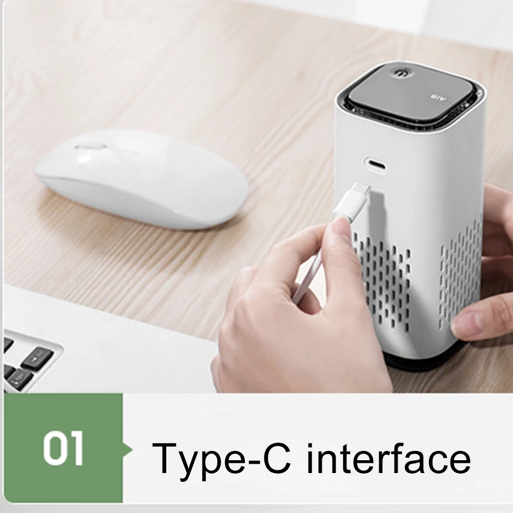 

Car Air Purifier Cleaner Negative Ion USB Mini Home Vehicle Air Cleaner Remove Formaldehyde Air Purifier Home Accessories