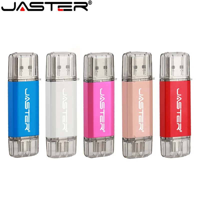 Лидер продаж OTG Usb накопитель JASTER 128 ГБ 64 32 16 USB флеш 3 0 высокоскоростная Флешка для