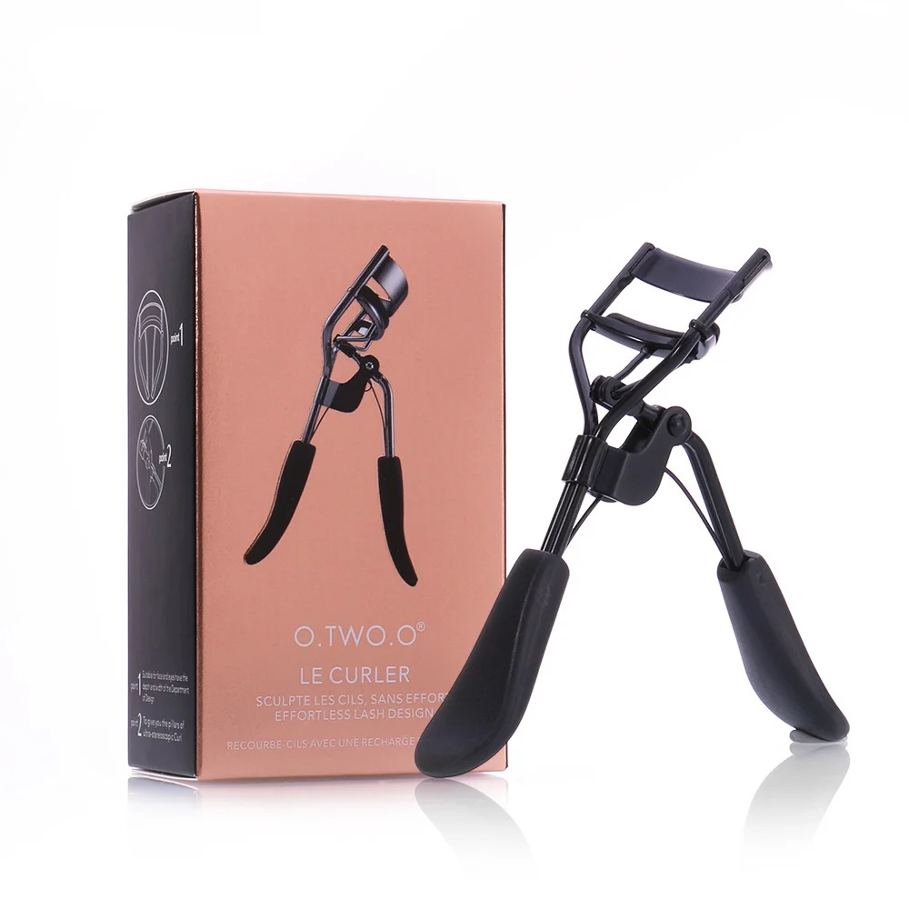 

1pc Black/Silver Eyelash Curler Tweezers Curved Handle Does Not Hurt Eyelashes Long-lasting Curling Eye Makeup Cosmetic Tools