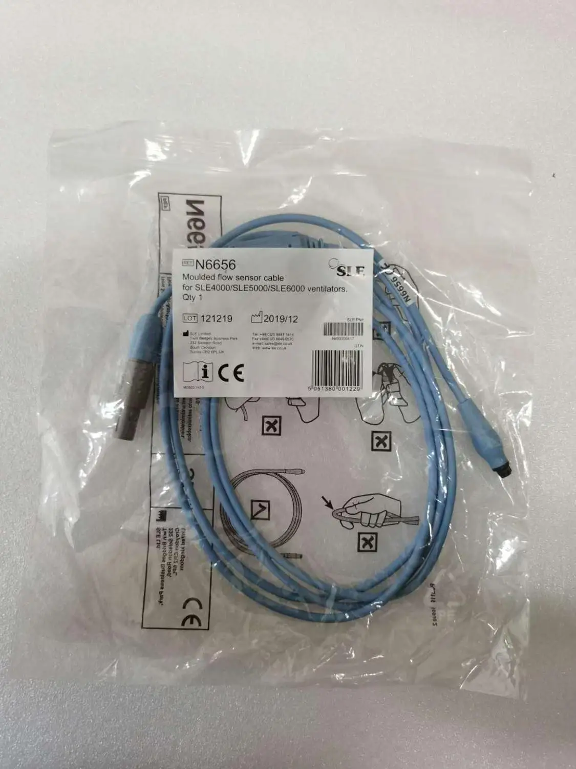 

Литой кабель датчика потока (PN:N6656) для SLE4000, SLE5000,SLE6000 (новый, оригинальный)