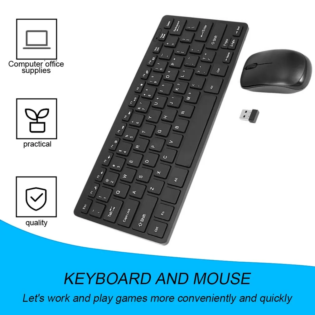 2017 несколько новых мини 03 2 4G DPI беспроводная клавиатура и оптическая мышь Combo для