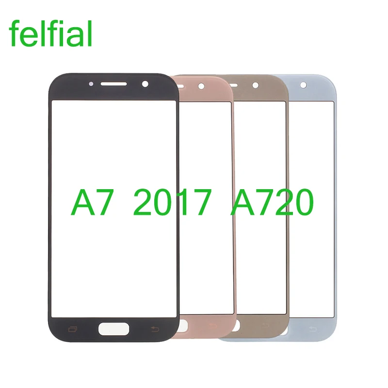 Передняя панель сенсорного экрана для Samsung Galaxy A7 2017 A720 A720M SM-A720F A720F A720F/DS стеклянная