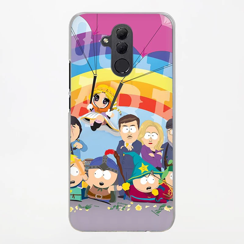 T2 EWAU аниме Southpark силиконовый матовый чехол для телефона huawei Y7 Y9 Prime mate 10 20 30 Lite Pro Nova 2i 3 3i 4 5i - Цвет: T2