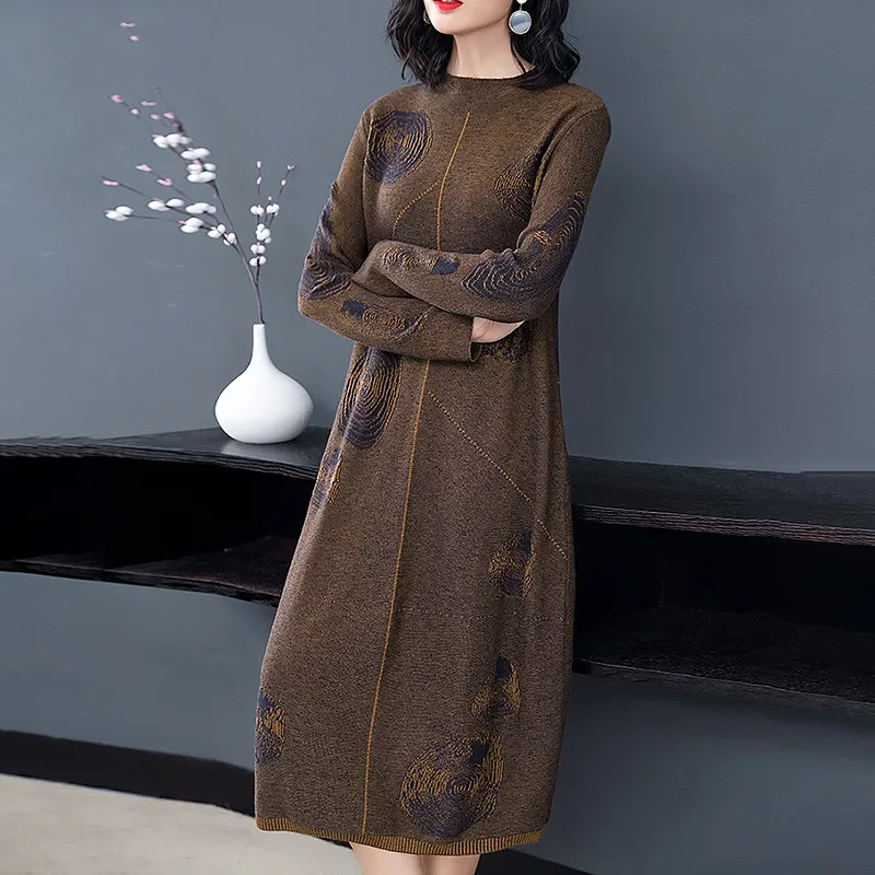 Осенне зимняя Дамская обувь с высоким плотно облегающим шею воротником вечерние