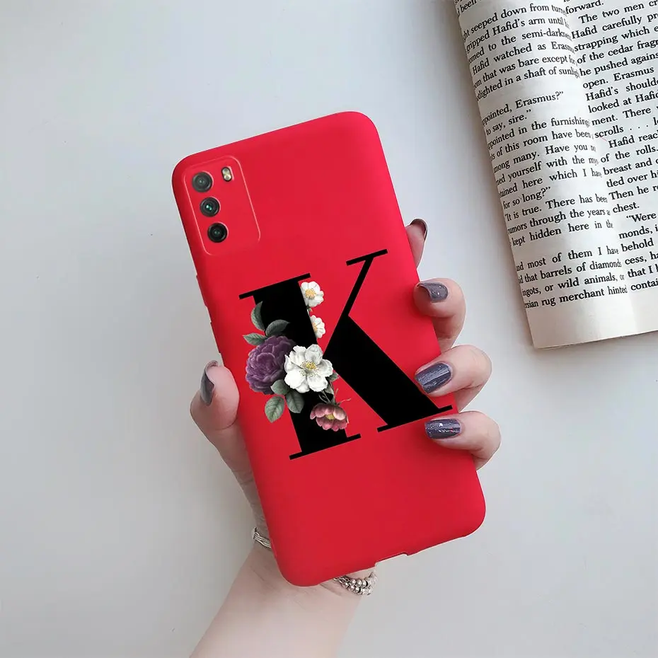 for poco m3 case silicone soft letter cover on xiaomi poco m3 phone case for global version xiomi poco m3 pocom3 m 3 pro 5g case free global shipping