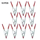 10 шт пружинный зажим сверхмощный металлический зажим 4 дюйма6 дюймов с ПВХ Покрытием наконечники ручка