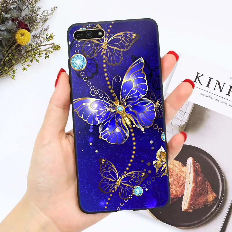 oo17 Яркий чехол huawei Y5 Y5 Y6 Prime Lite Y6 67 чехол Глянцевая задняя крышка для телефона Y5 чехол s - Цвет: oo17