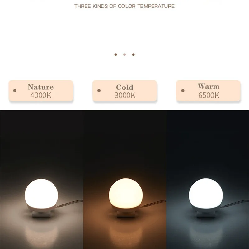 10 светодиодный Плавная затемнения макияж зеркало светильник Голливуд настенный