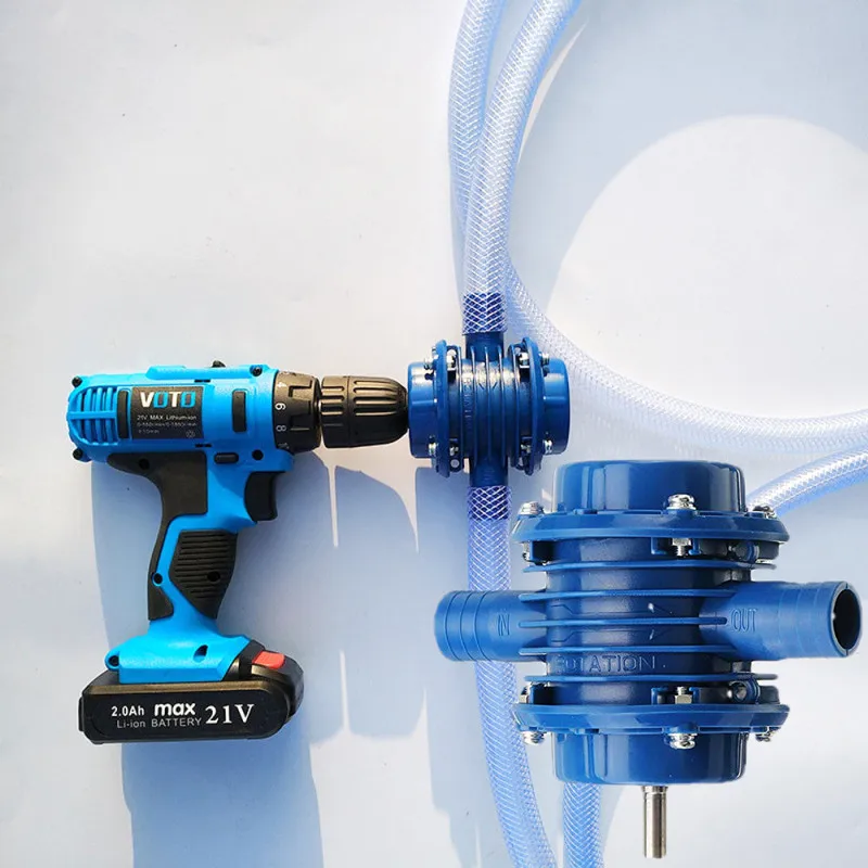 

Сверхмощный самовсасывающий ручной водяной насос с электродрелью, центробежная Миниатюрная дрель для домашнего сада, аксессуары для домаш...