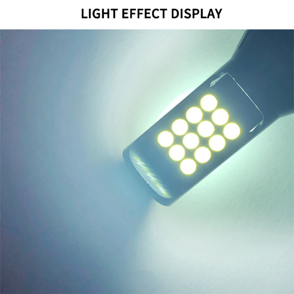 

ANMINGPU 1x Signal Lamp W21/5W 7443 LED T20 7440 W21W Canbus 3030SMD 3157 Led P27/7W 3156 P27W Brake Light Backup Lamp 12-24V