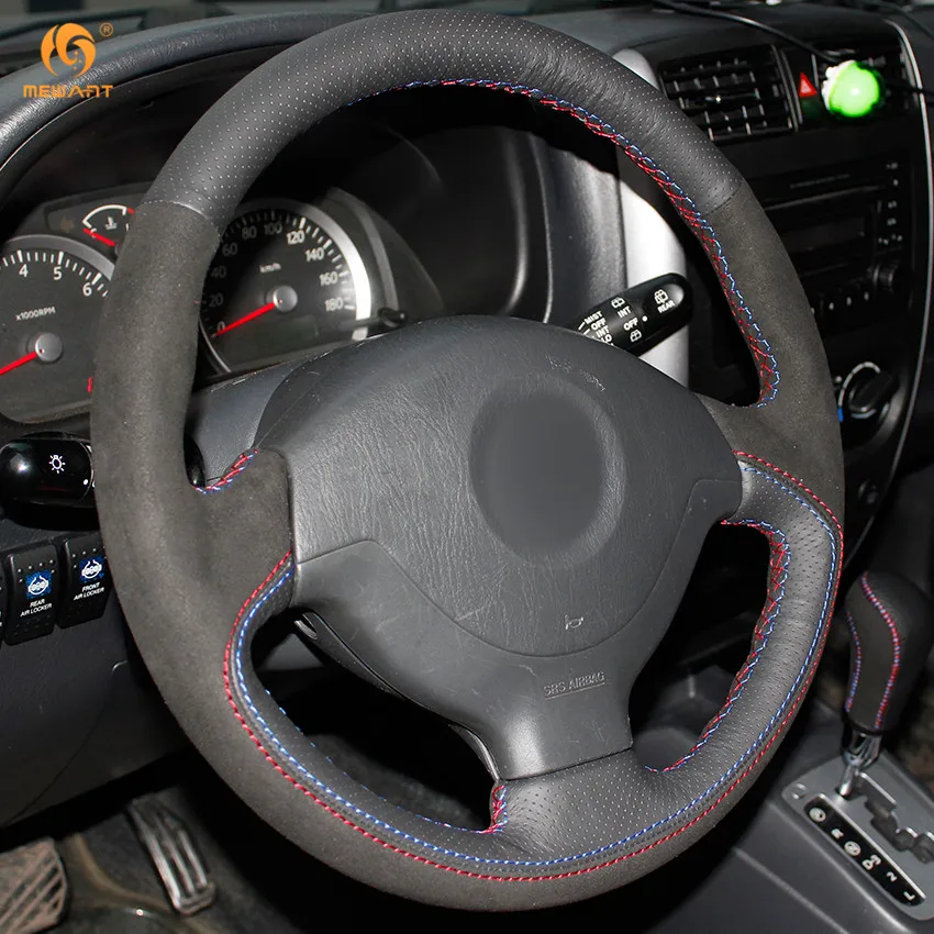 MEWANT черная натуральная кожа замша для Suzuki Jimny 2007 2012 аксессуары интерьера детали|car