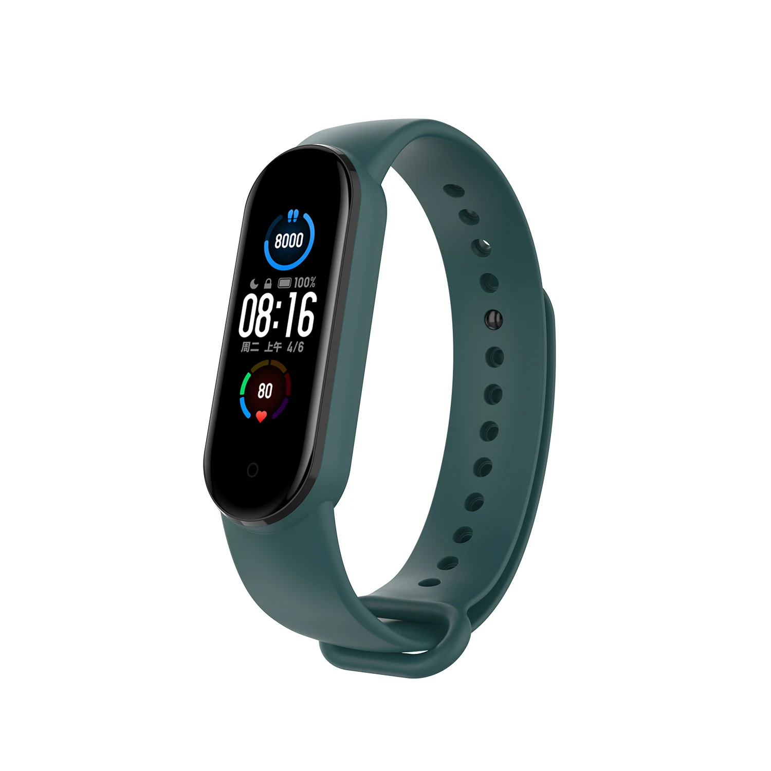 BEHUA For Xiaomi Mi Band 6 5 Sport Silicone Watchband Bracelet Smartwatch Replacement Fashion Comfortable Strap For Miband6 5