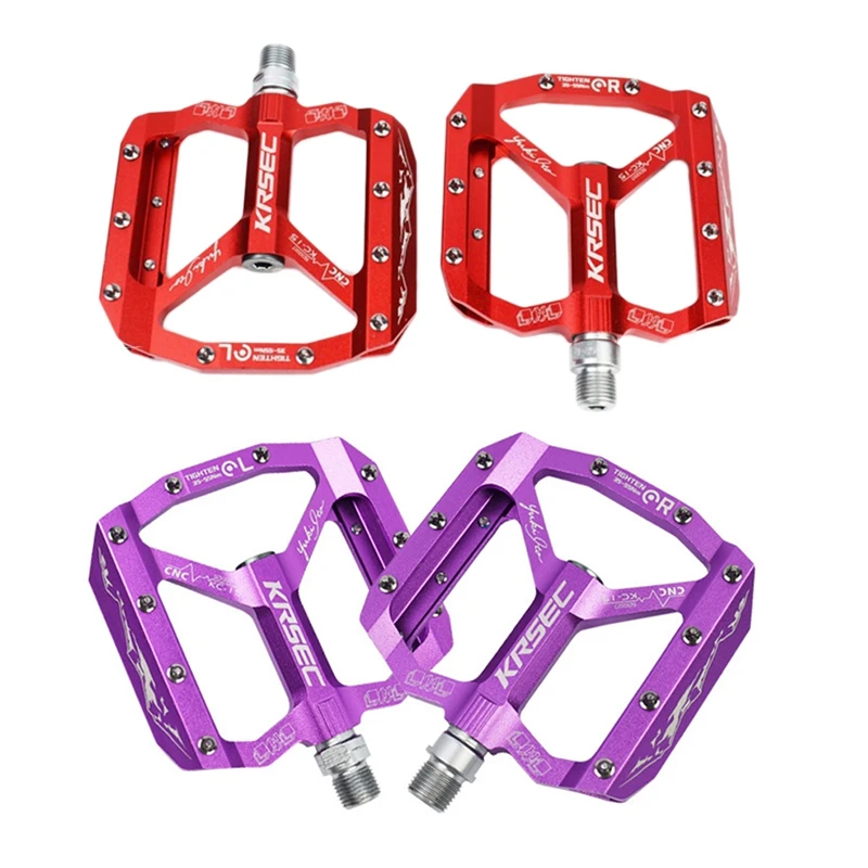 Велосипедные педали KRSEC 1 пара ультралегкие велосипедные из алюминиевого сплава