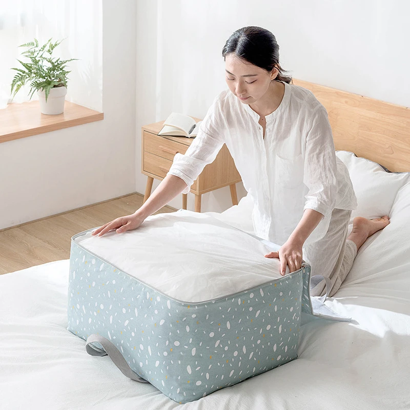 Большая сумка для хранения тканевый мешок одежды толстый ультра-Размер под