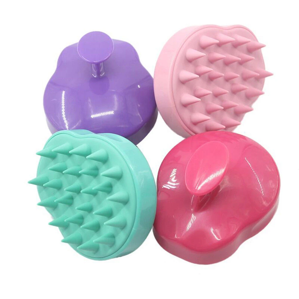 

Silicone Plastic Massager Shampoo Scalp Massage Brush Hair Washing Body Shower Brush Bath Spa Massage Brush And Facial Cleansing