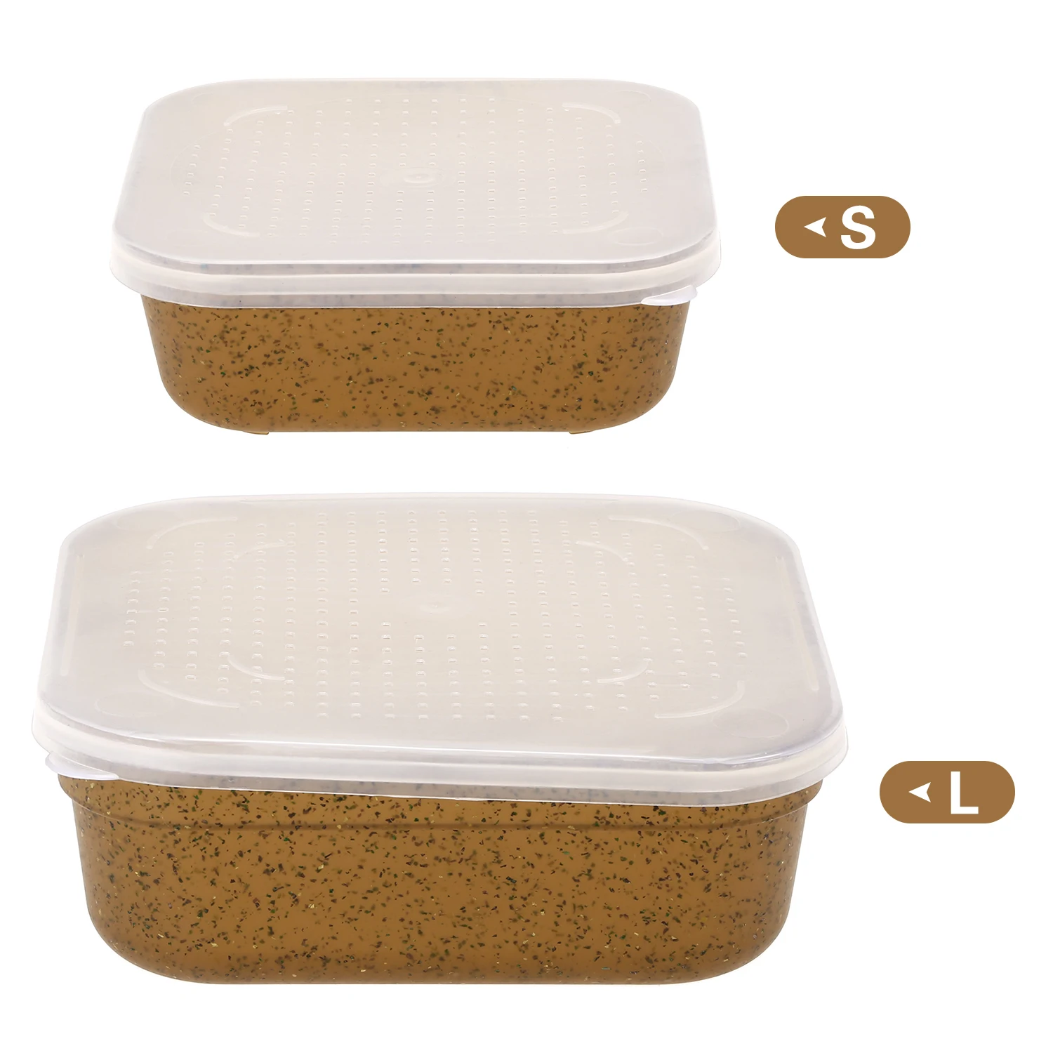 S/L коробка для рыболовных снастей пластиковая рыболовная приманка кейс червь