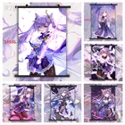 Игровые постеры Genshin Impact, Постер КЭ Цин, аниме постеры, холст, Настенный декор, Настенная картина, украшение для дома