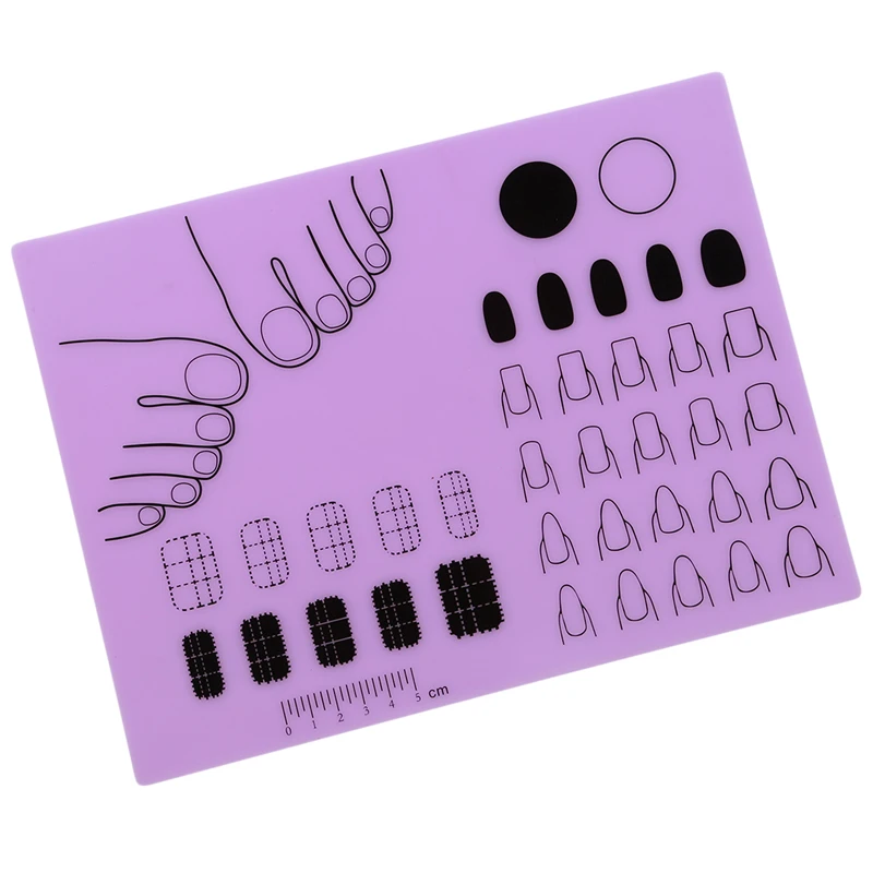 1 шт. силиконовый коврик для ногтей | Красота и здоровье