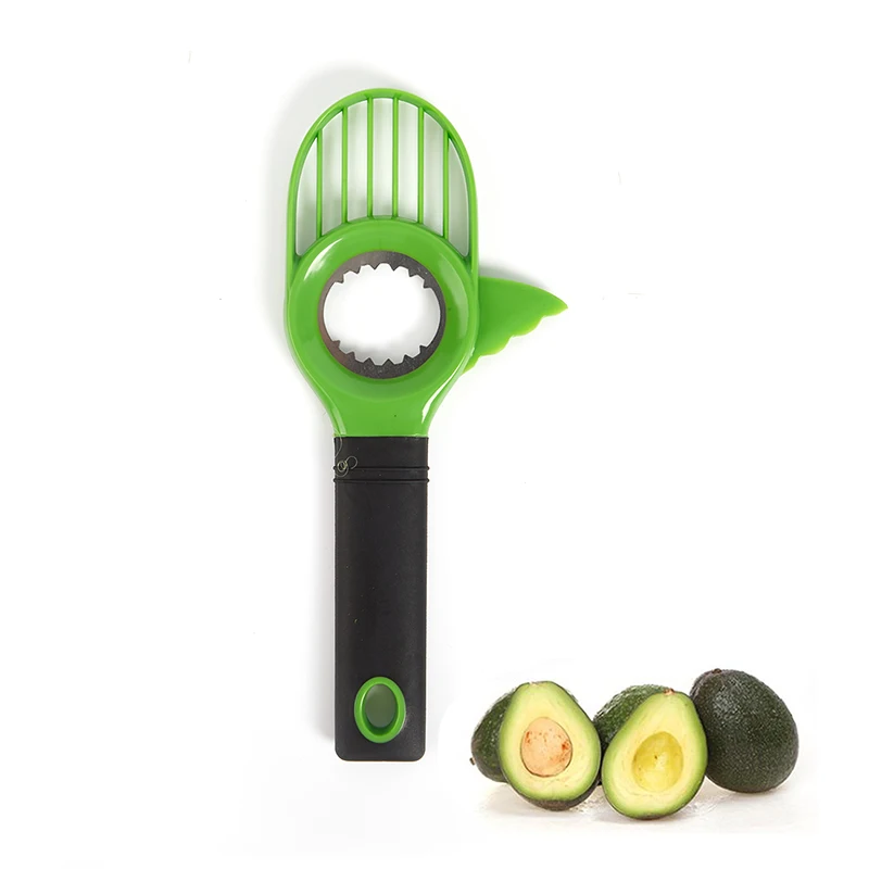 

3 In 1 Avocado Cutter Slicer Plastic Shea Corer Separator Peeler Fruit Splitter Multifunctional Tool kitchen gadgets accessories