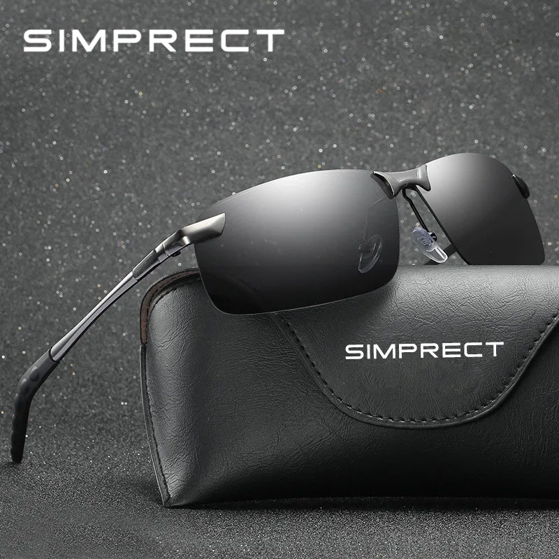 Мужские солнцезащитные очки в стиле ретро Q · visel поляризационные зеркальные