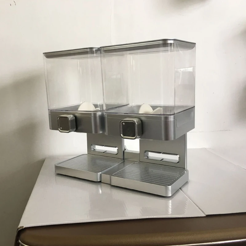 Oatmeal Square Single Cup Machine Barrel Storage Tank Grain Dispenser | Дом и сад