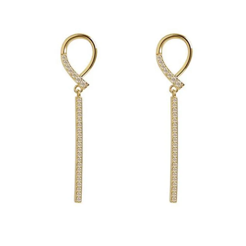 

New Simple Metal Geometry Pendant Earrings Creative Personality Ear Jewelry