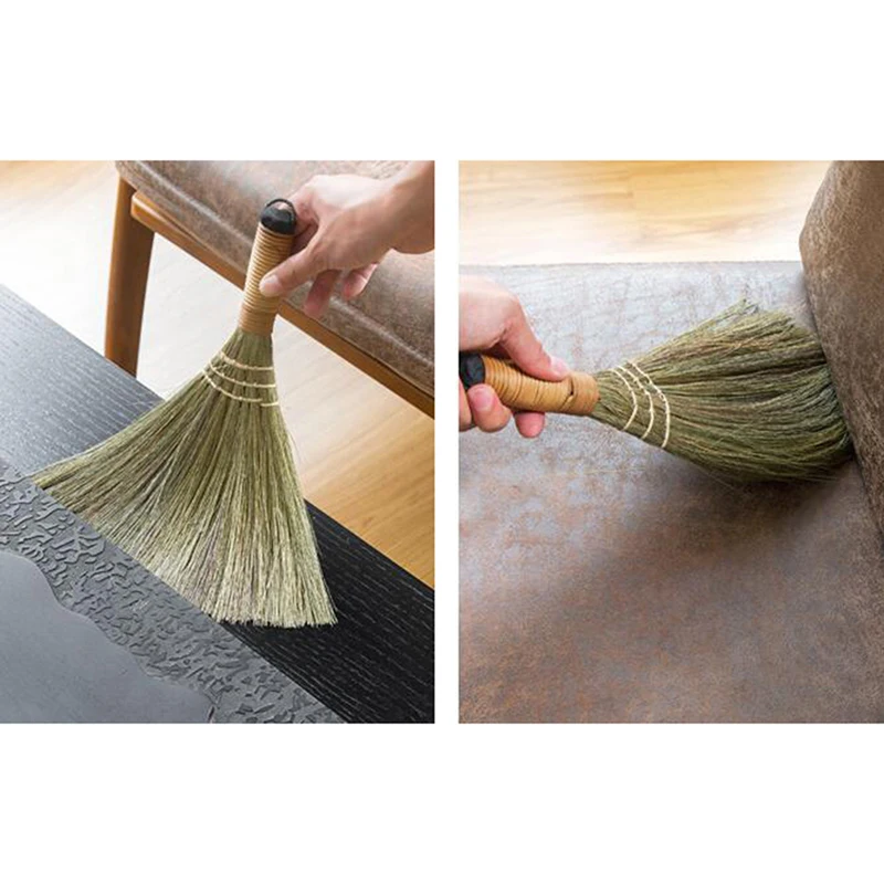 Практичный высококачественный ручной античный метл деревянный пол метла мех