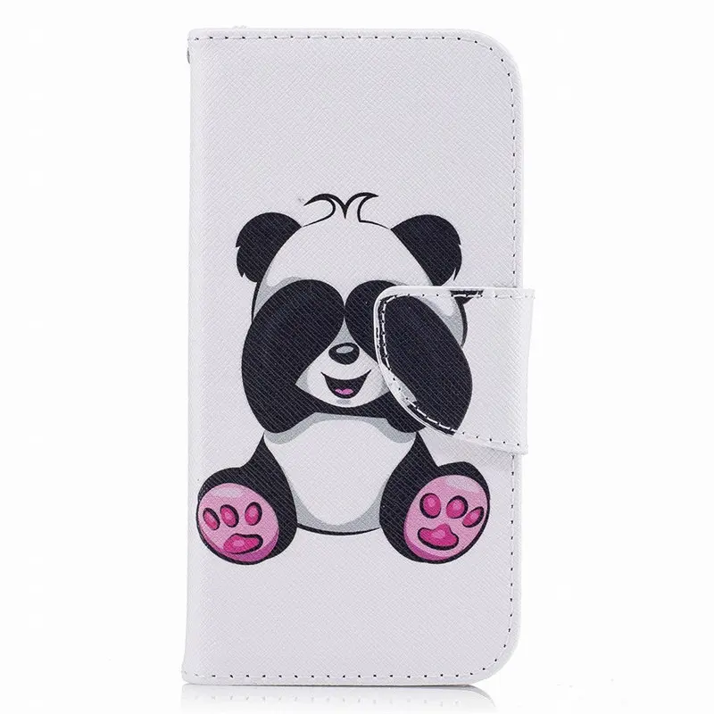 Giant Panda Чехол для iphone XS X MAX XR 6 6S 7 8 Plus 5 5S SE милый чехол-подставка с рисунком панды бамбука орла Роскошный чехол бренд P07Z - Цвет: Giant Panda