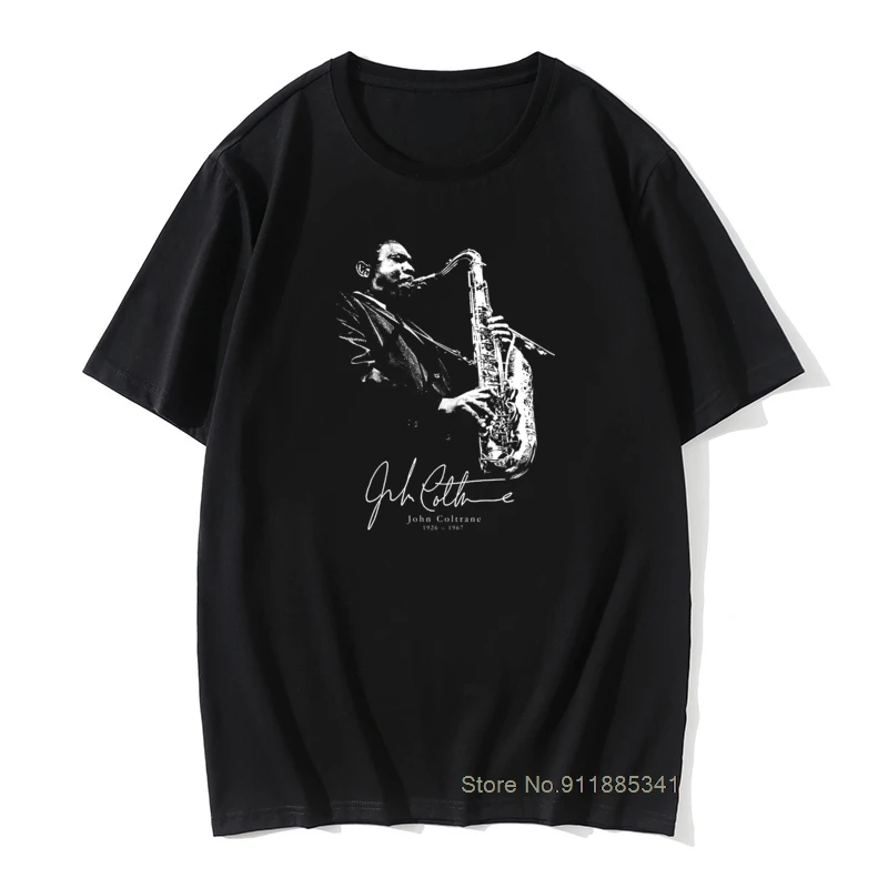 

American Jazz Saxophonist And Composer Sax Music John Coltrane T Shirt 100% Cotton Graphic Cotton Tee Shirt