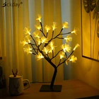 Светодиодный USB-светильник для рождественской елки, настольная лампа на батарейках для дома, сказочной спальни, детского бара