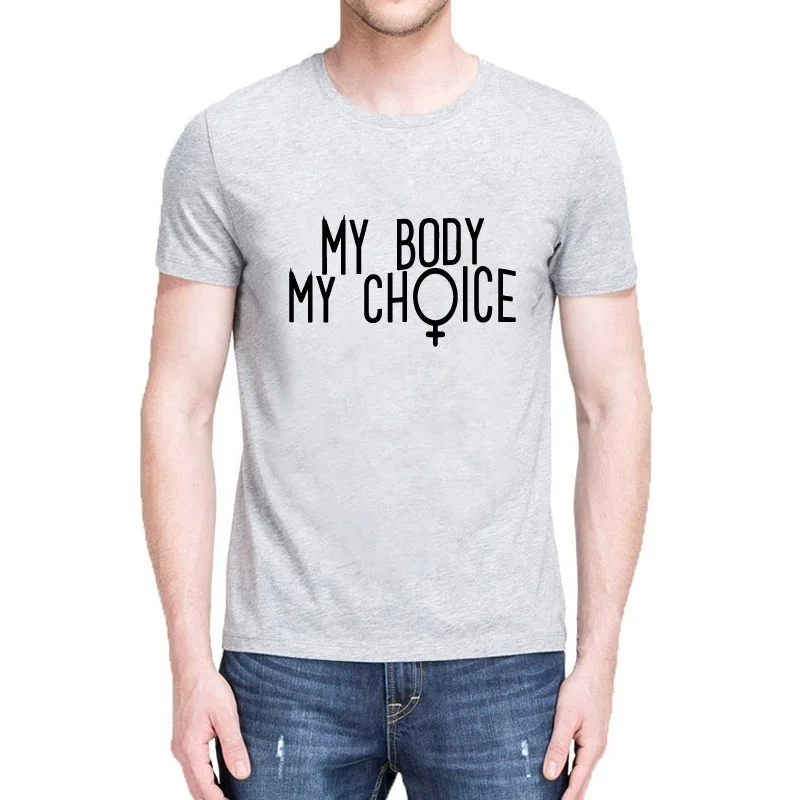 Женская футболка с надписью My Body Choice повседневная забавная женские готические