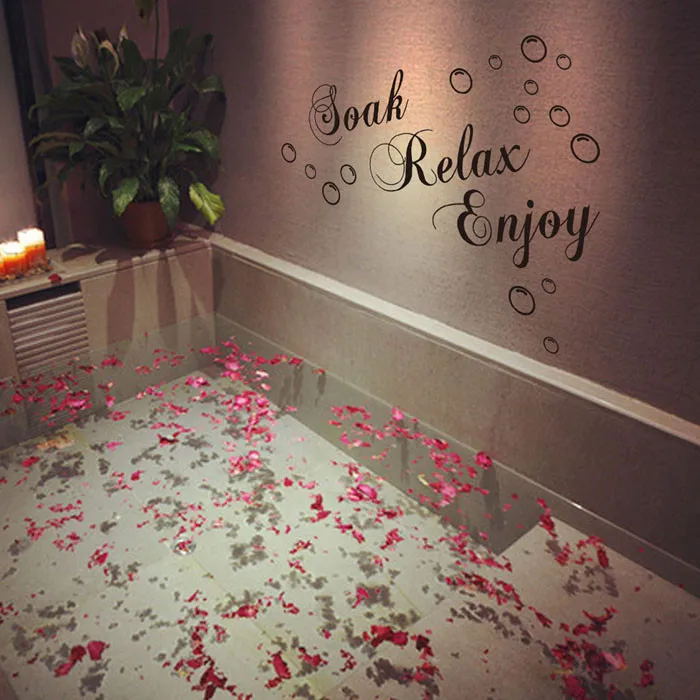 Наклейки на стену для ванной комнаты | Дом и сад