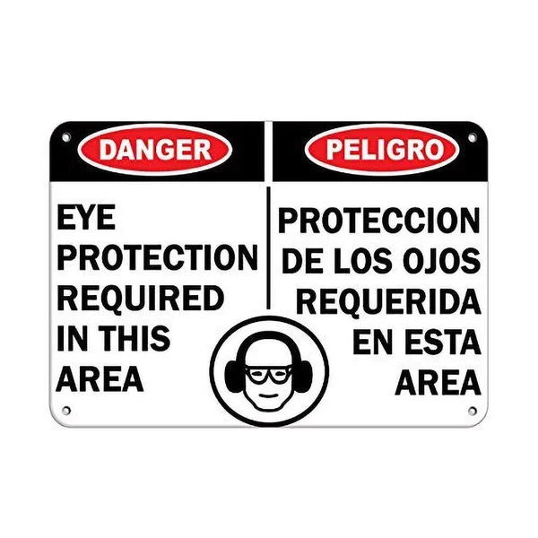 

Danger Eye Protection Required in This Area Danger Tin Sign art wall decoration,vintage aluminum retro metal sign