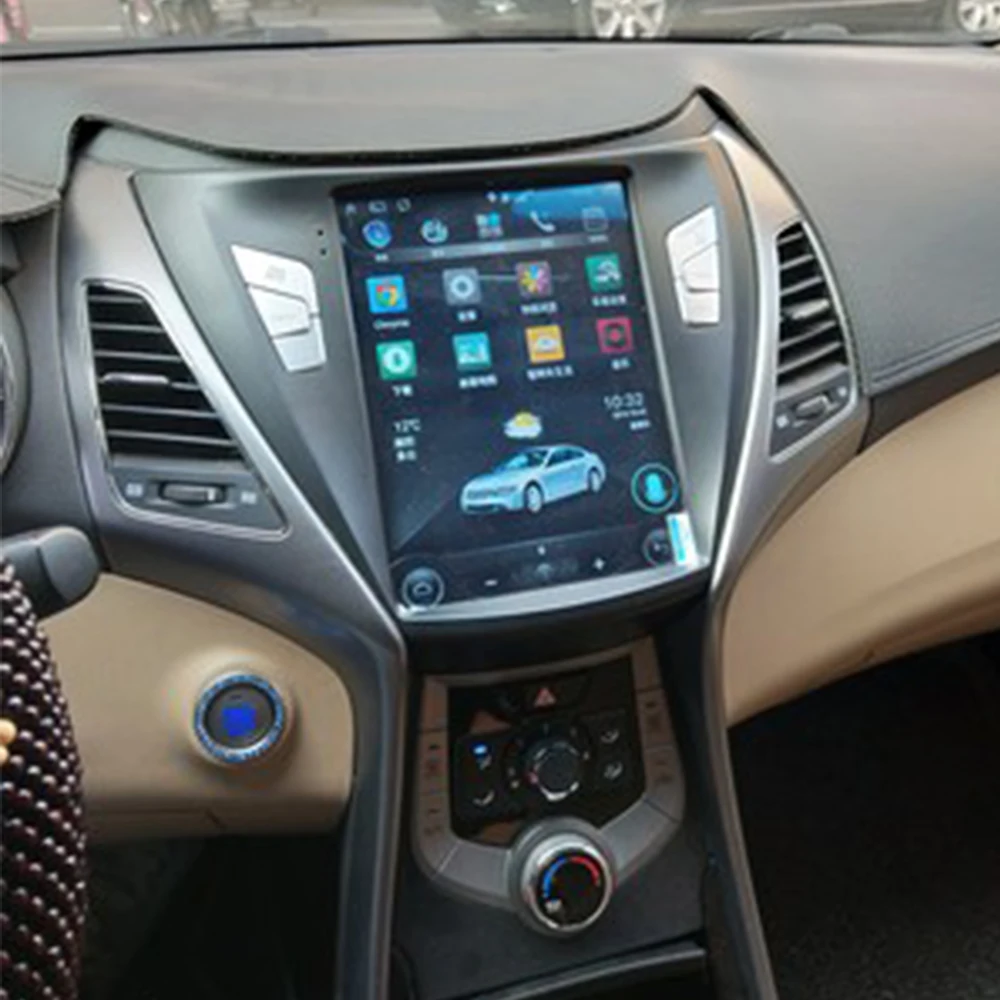 Автомобильный мультимедийный плеер стерео GPS радио навигация Android экран для Hyundai