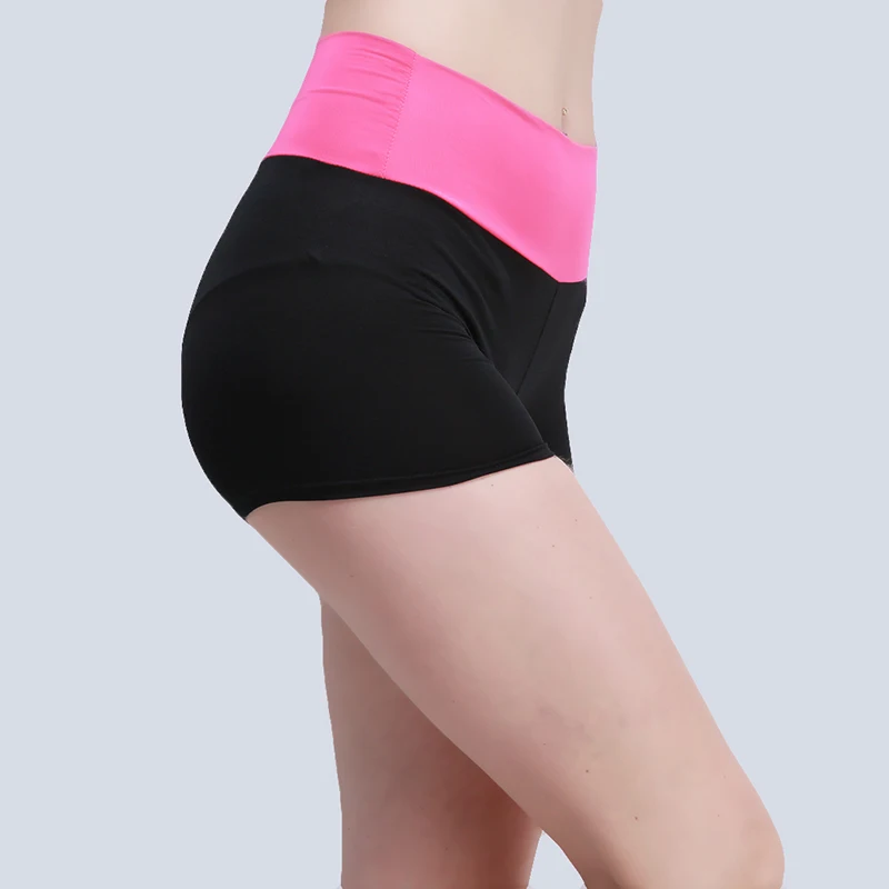 

Summer Soft Comfortable Sport Shorts Women Shorts Fashion Girl's Casual Patchwork Color Skinny Slim Fitness Shorts