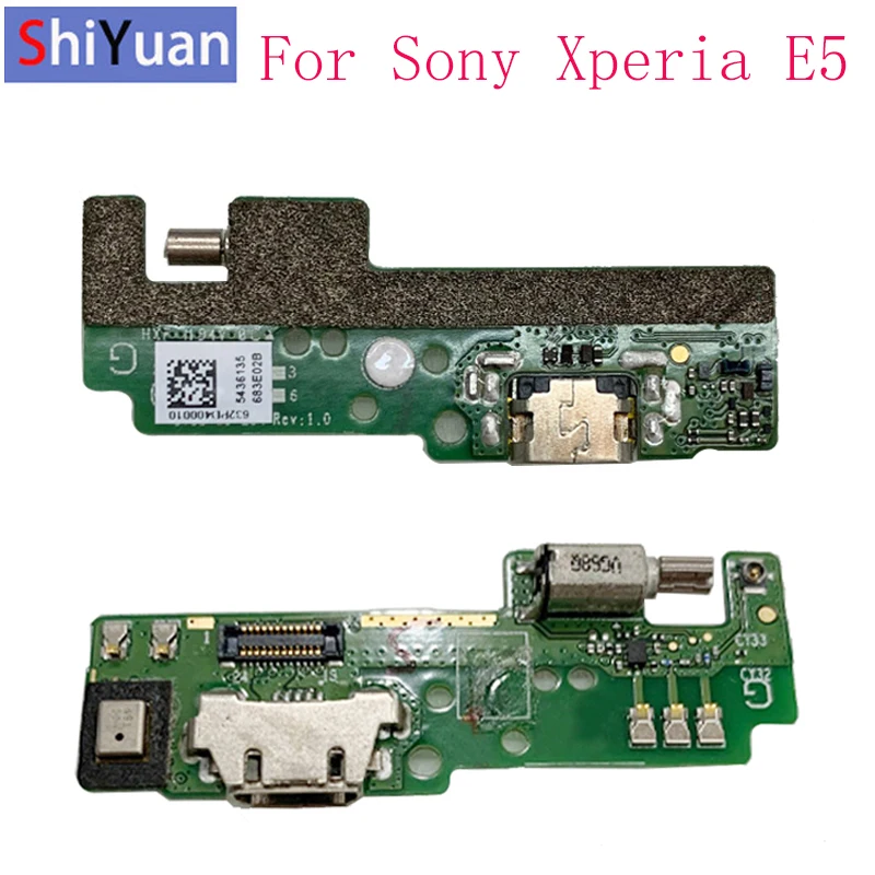 5 шт. Оригинальное USB зарядное устройство Порт док плата для Sony Xperia E5 F3311 F3313 C1604