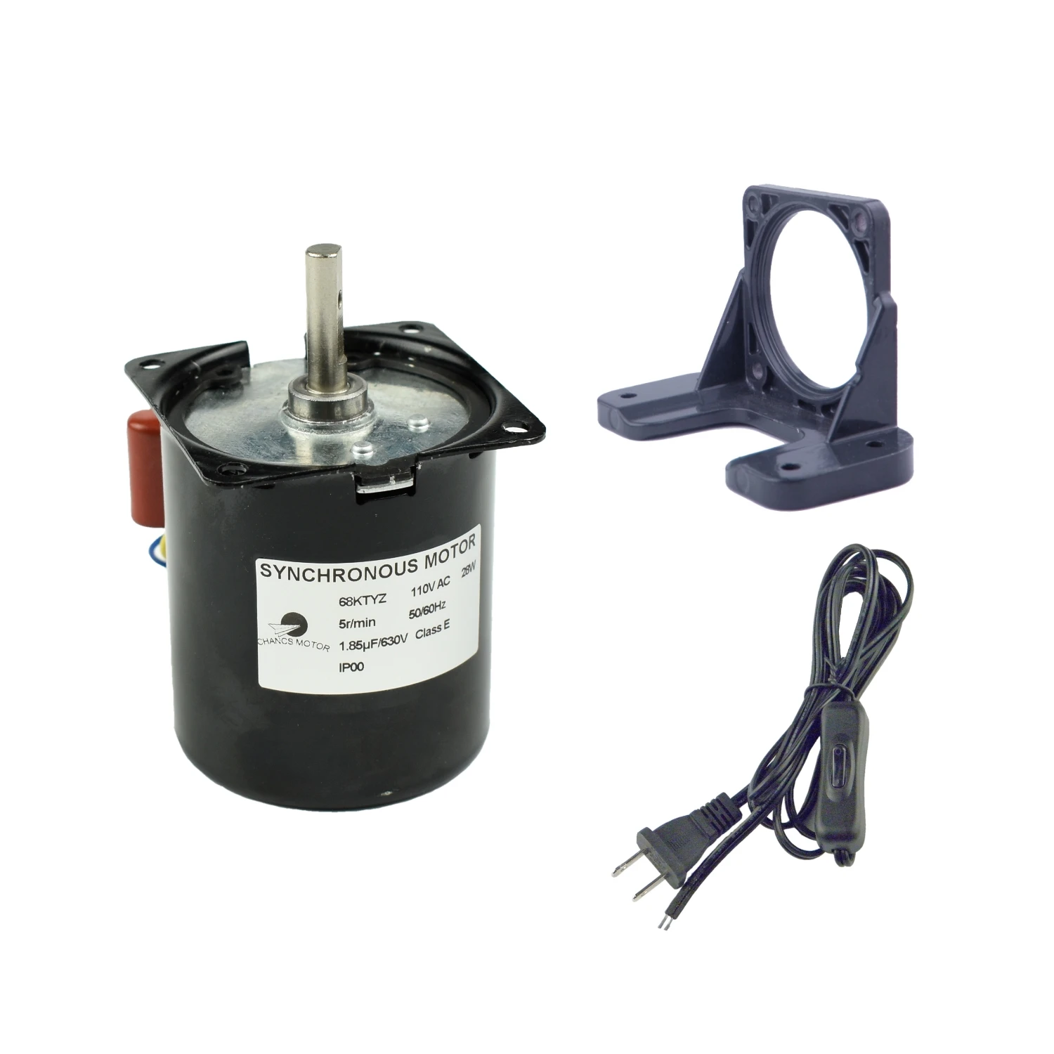 Синхронный редукторный двигатель с постоянным магнитом 68KTYZ 110 В 5 об/мин 70 кгс/см