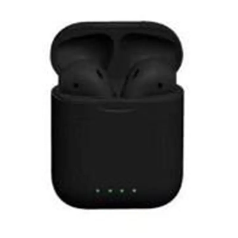 Black Bluetooth 5,0 наушники мини Беспроводные сенсорные наушники PK I10 I12 гарнитура для IPhone Andorid Xiaomi Phone - Цвет: Black