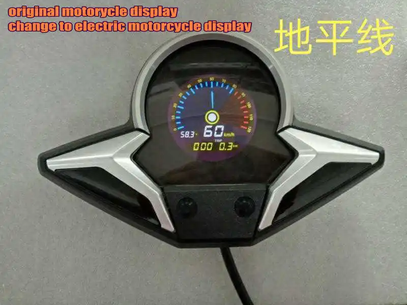 Спидометр индикатор уровня заряда батареи 48-72 в ЖК-дисплей измеритель для