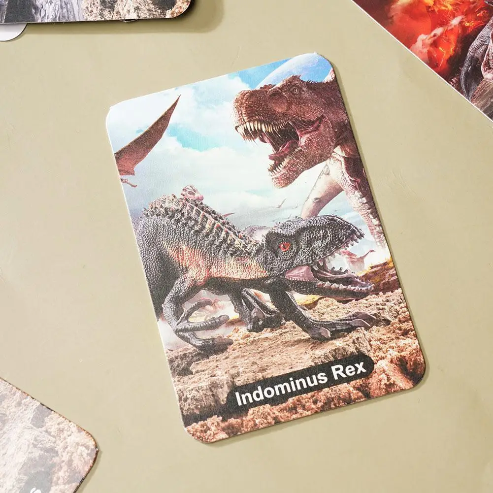 

16 шт./компл. познавательная карточка динозавра игра битва карта Аниме Подарки Альбом Книга для продажи игрушки Детские карты R8a5