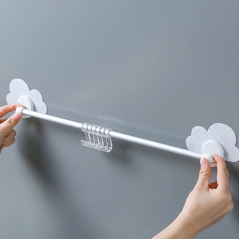 Крючок вешалка с облаками регулируемые настенные крючки для хранения