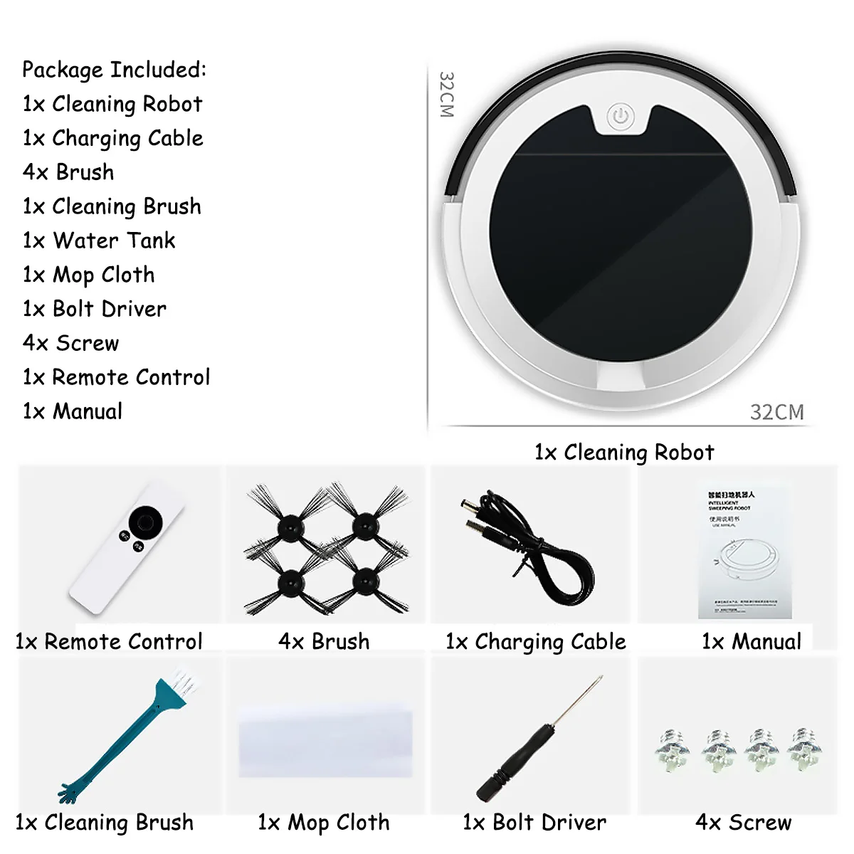 

Smart Remote Robot Vacuum Cleaner 2800Pa Strong Suction Home Floor Cleaning Machine Dry Wet Sweeping Mopping Cleaners Sterilizer