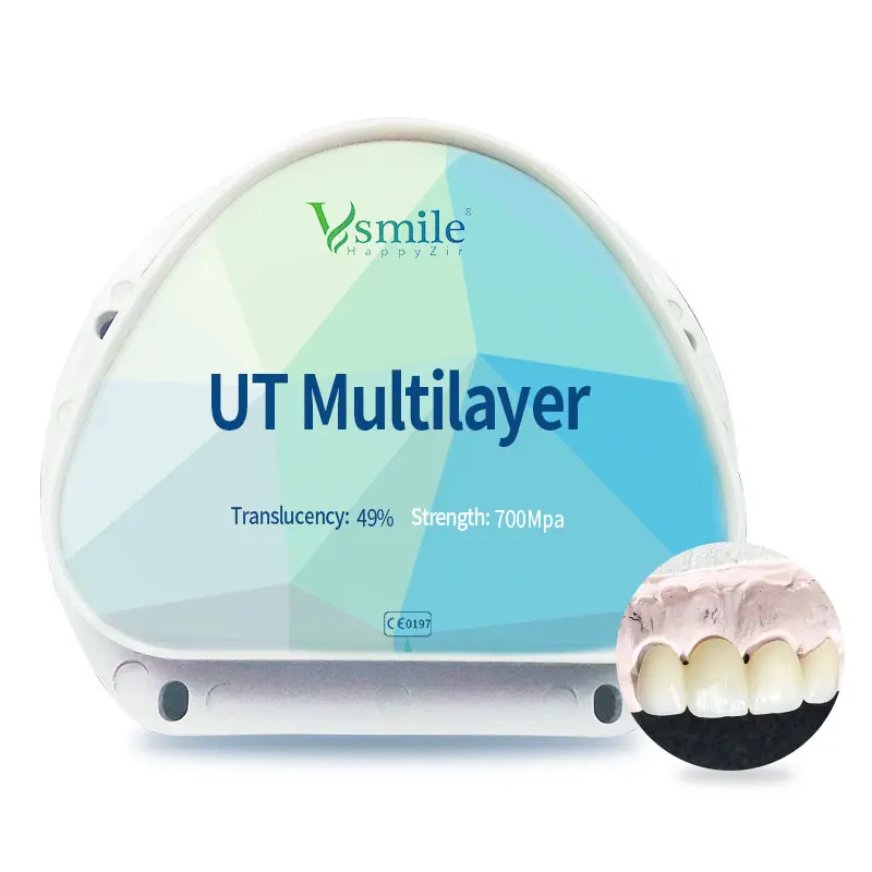 Zolid FX Multilayer A1 CADCAM D Shape AG System Dental Zirconia Blocks Zirconia disc