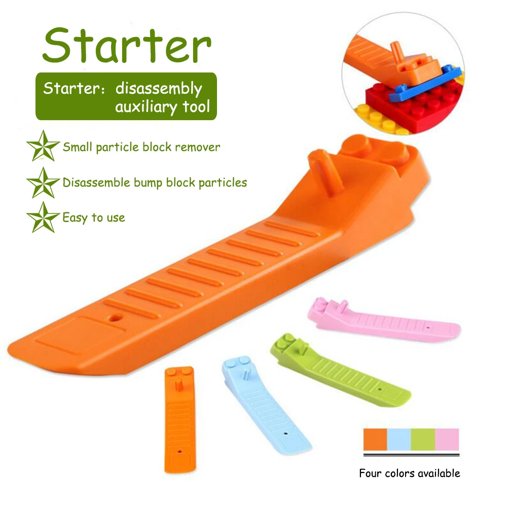 

Small particle building block disassembler starter assembling toy accessories auxiliary tool